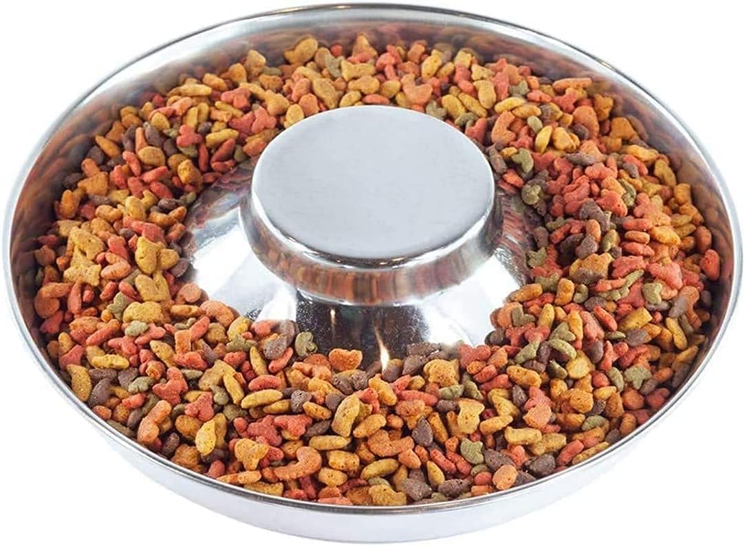 The DDS Store Stainless Steel Multi Puppy Pan Litter Feeder Dish Dog Bowl Saucer Choose Size (26 CM) (B08FTJYQPZ) Amazon Price History, Amazon Price Tracker