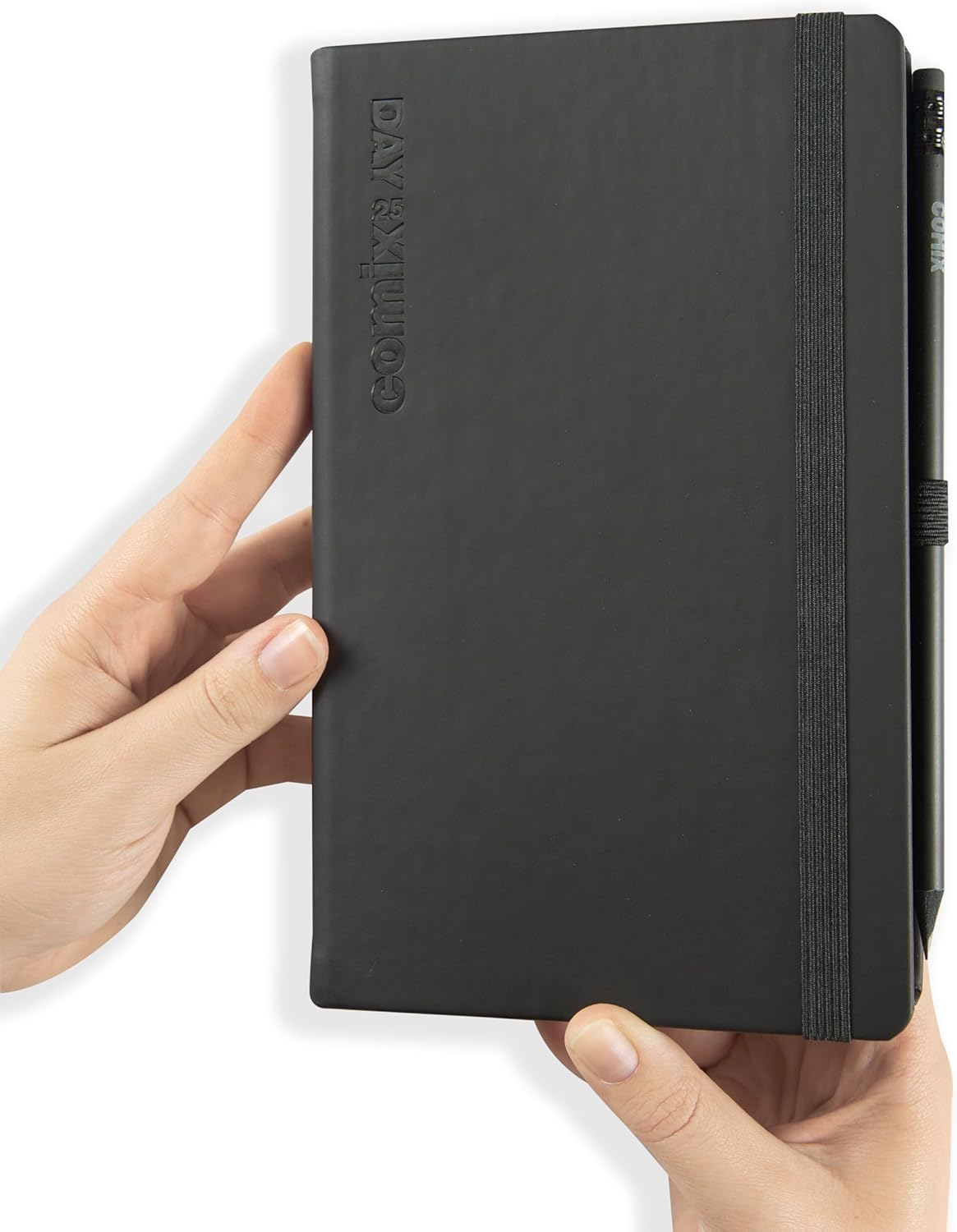 Agenda COMIX 2025 Giornaliera - Formato 9x12,5 Cm, Nero, Con Matita Inclusa - Foto 11