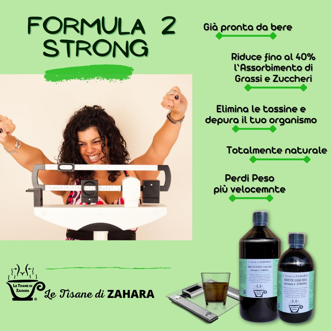 Duo Base Miscela Forte Liquido Strong e Notte Liquido Strong, Formula con Ingredienti Vegetali per una Routine Quotidiana, Sgonfiante per Pancia e Gambe, 1000 ml + 500 ml