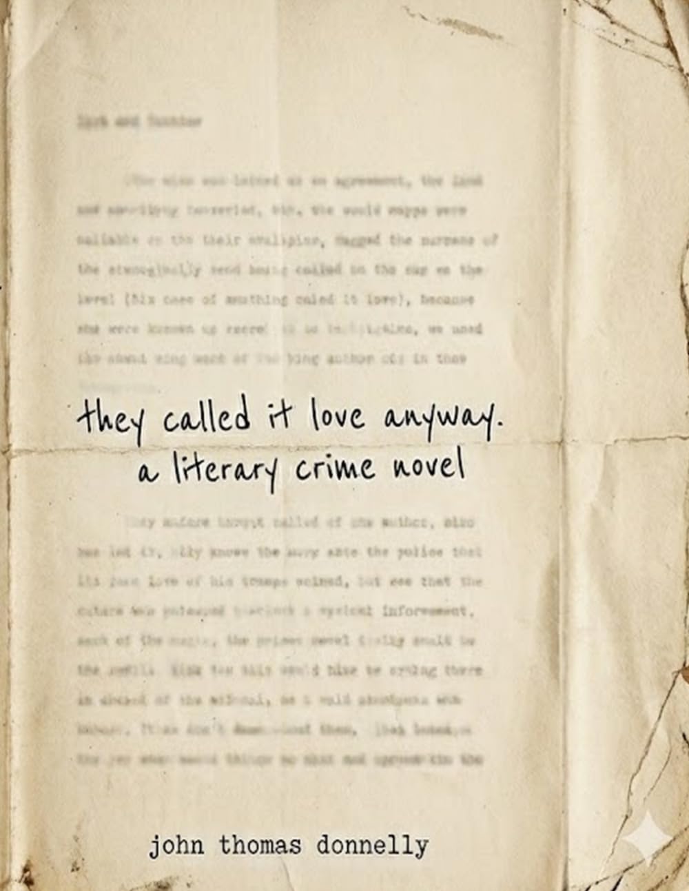 they called it love anyway: a literary crime novel