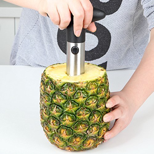 Naughtygifts Stainless Steel Pineapple Easy Slicer And De-Corer #TOP1