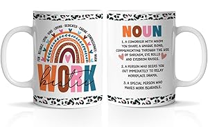 Work Bestie Ceramic Mug: The Perfect Gift for a Valued Colleague