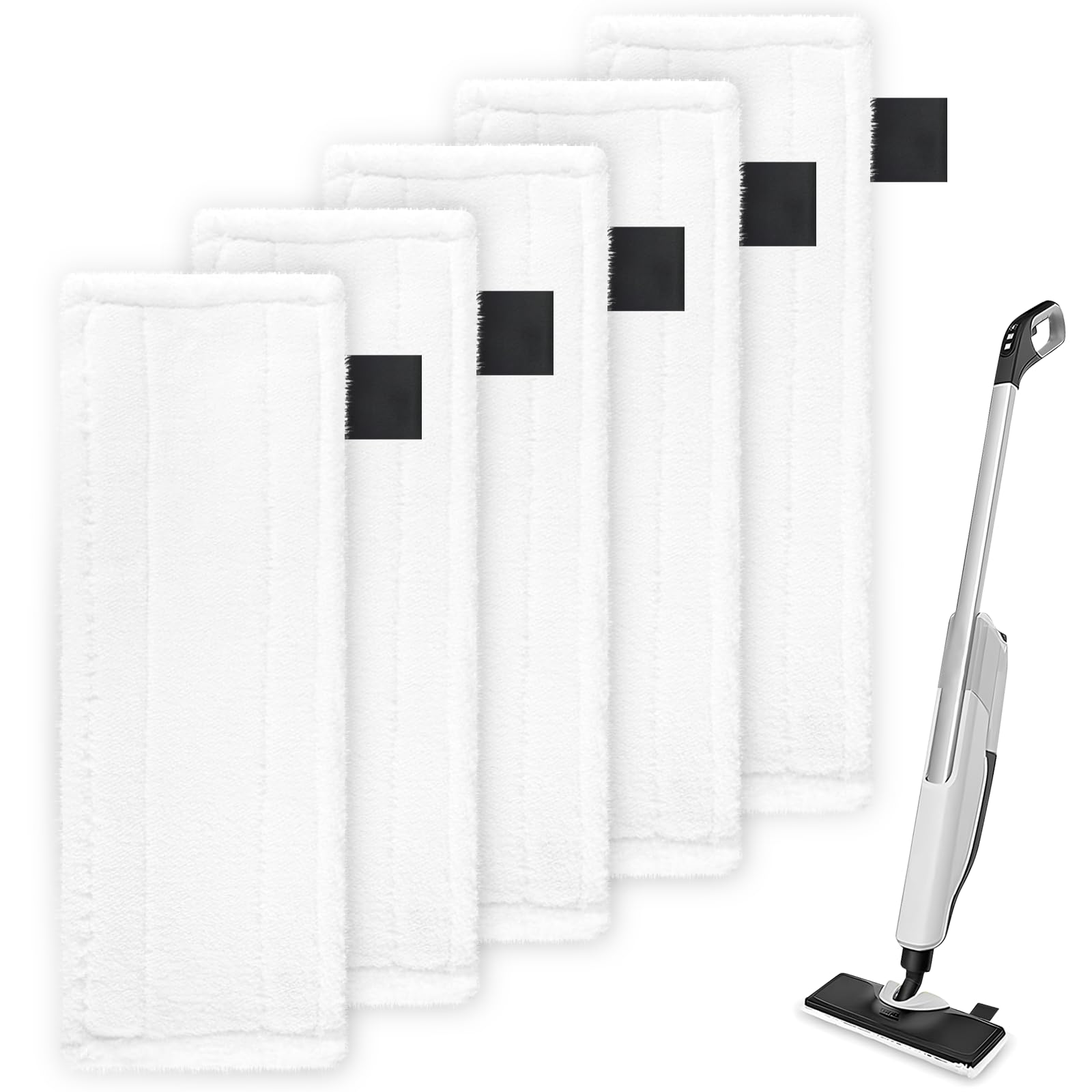 5PCS Replacement Steam Mop Pad Compatible with Karcher Accessories Mop