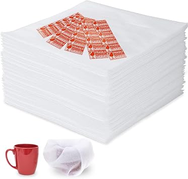 JIUZHOUXIN 8"X 10" 200Pcs Foam Pouches, Cushion Foam Pouch for Moving and Storing, Convenient to Use, Making Packaging and Transportation Easier,Best Packaging Material