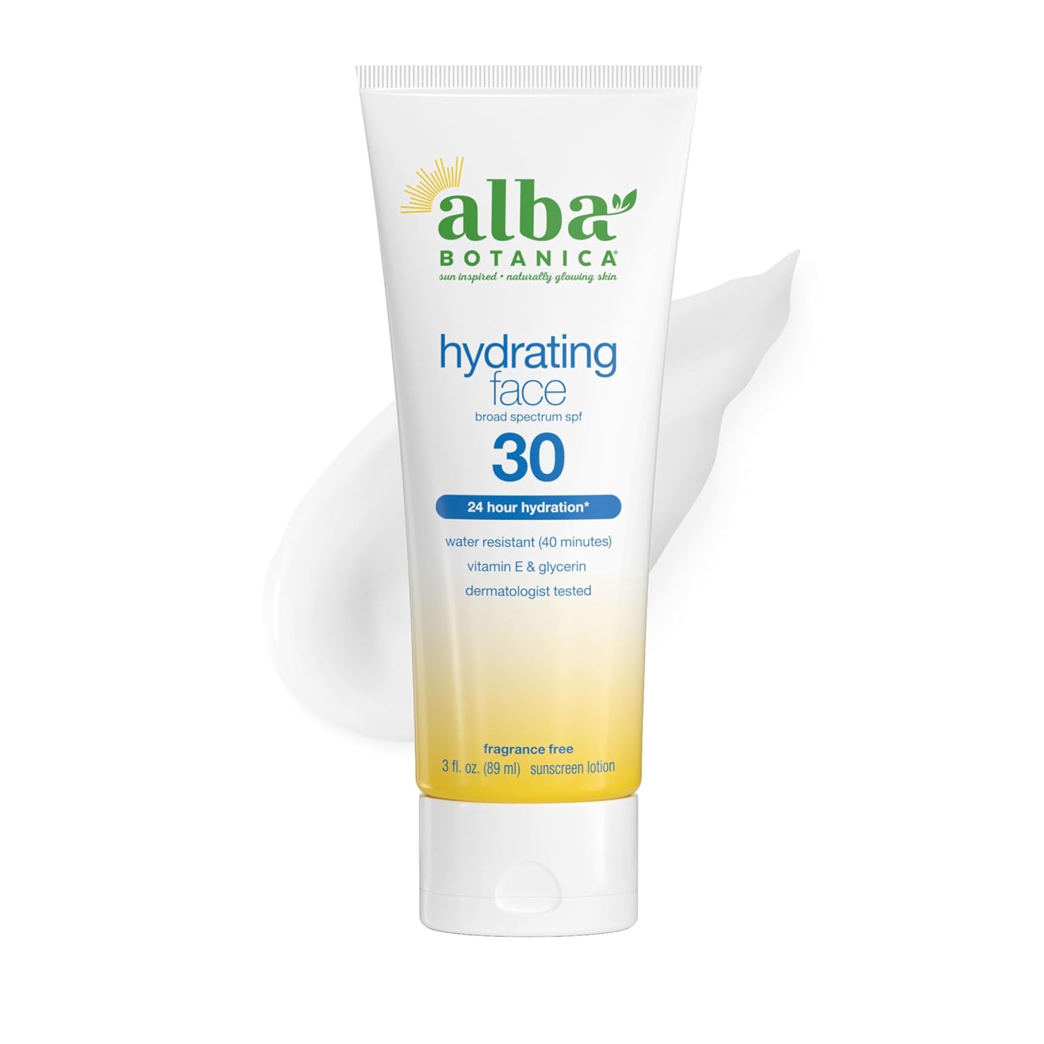Alba Botanica Sunscreen for Face SPF 30 - Fragrance-Free