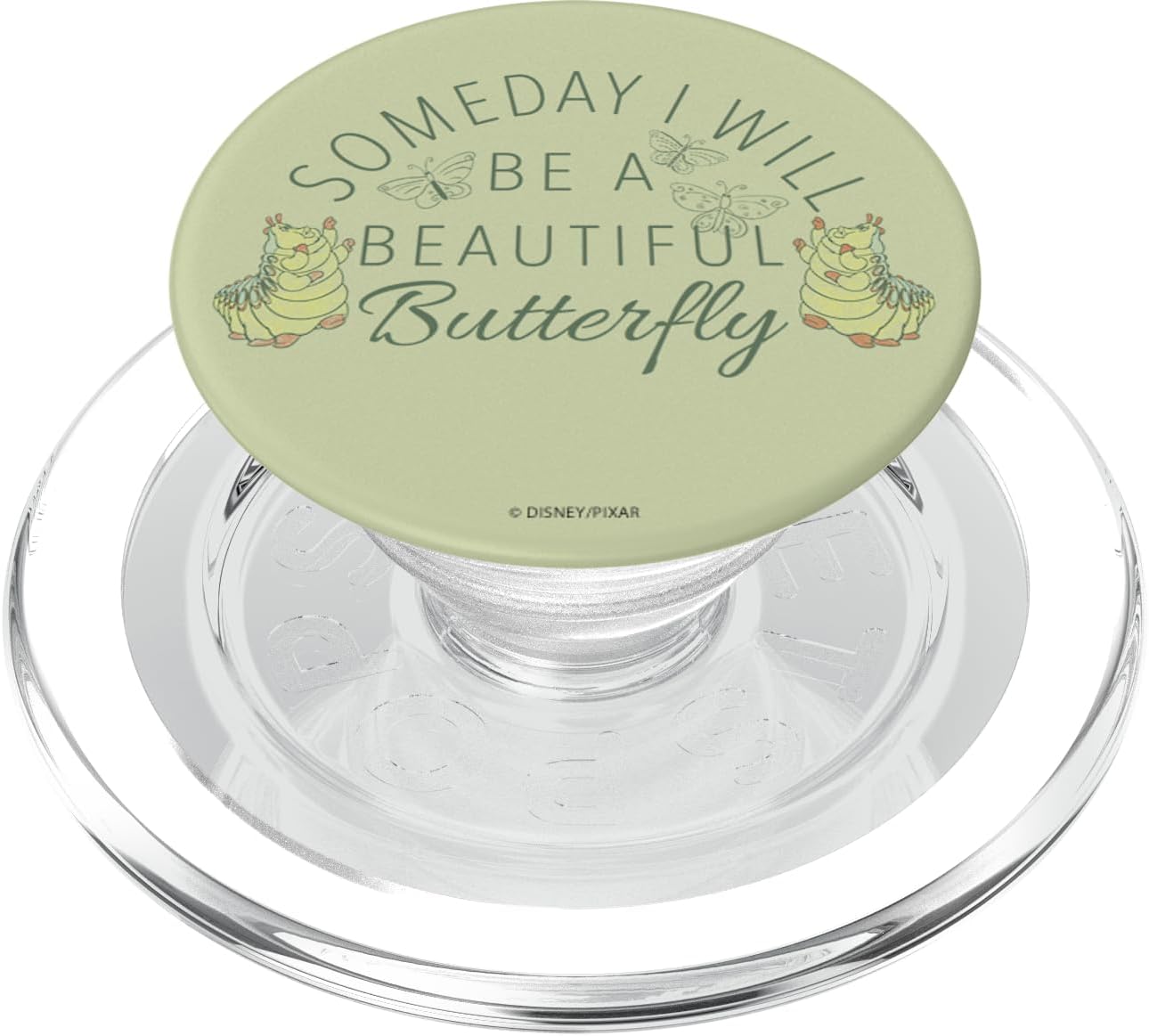 Disney Pixar Bugs Life Heimlich Someday I'll Be A Butterfly PopSockets MagSafe PopGrip for iPhone