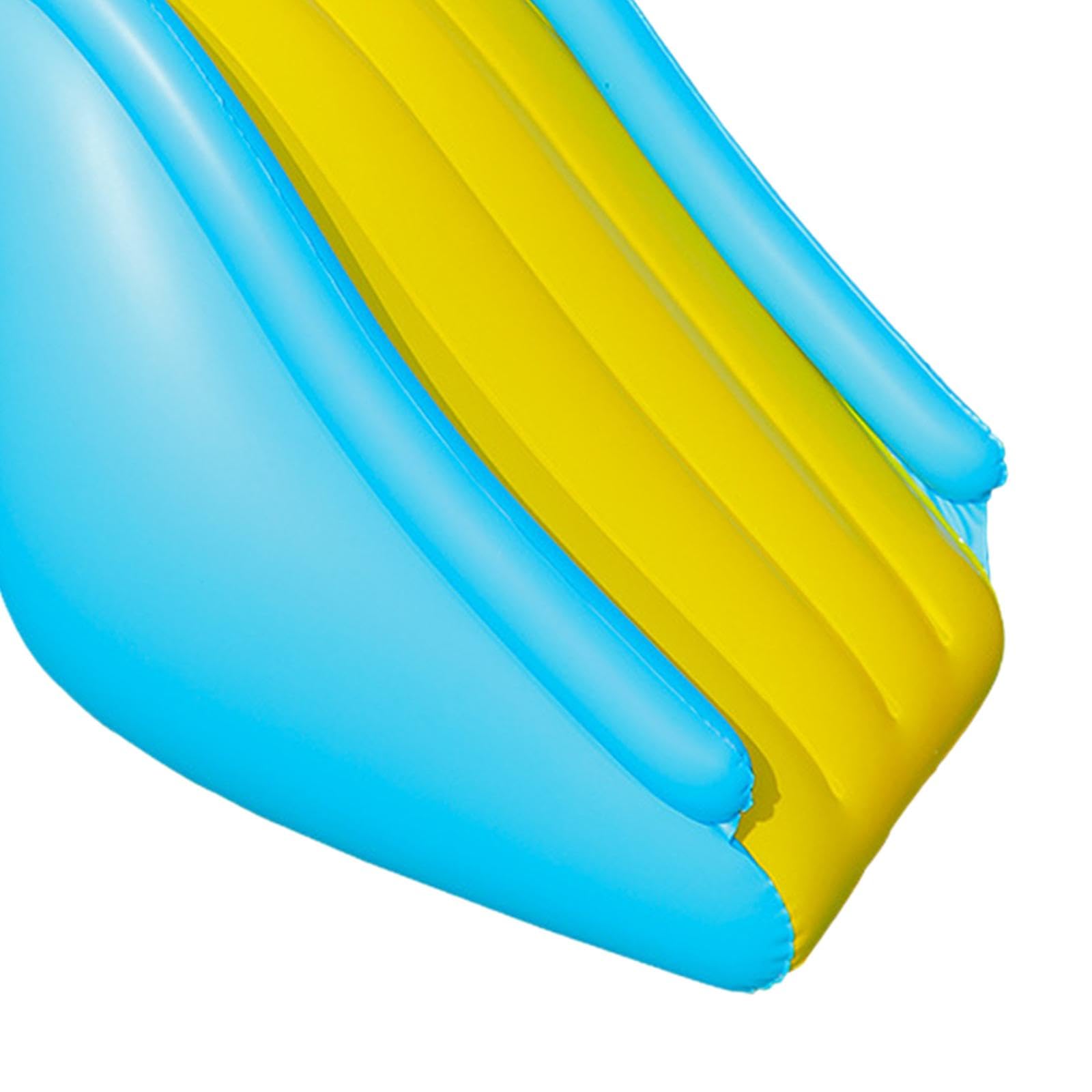 Inflable Tobogán Piscina Deslizador Agua Juego Inflable Antideslizante Parque Acuático Material PVC Seguro Y Adecuado para Niños en Piscinas