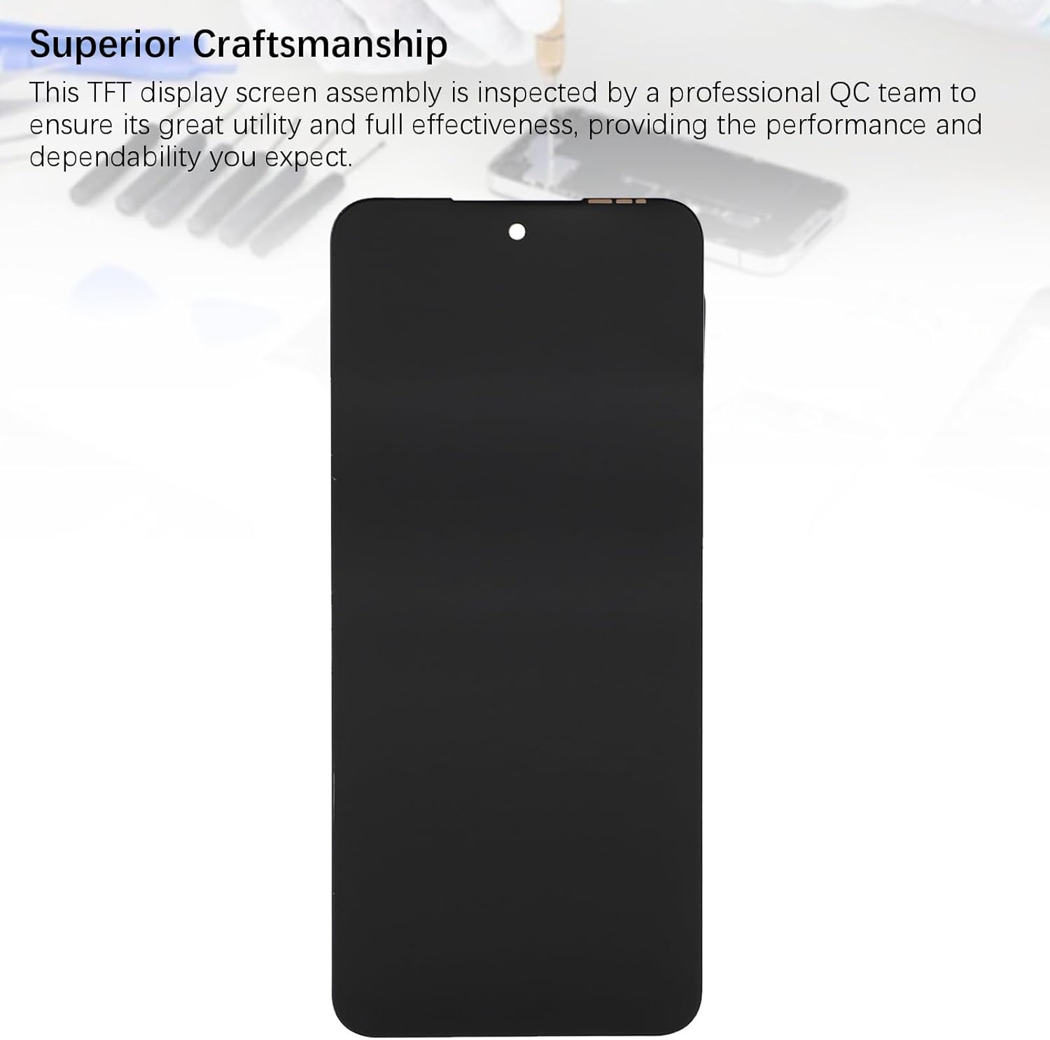 Replacement Screen Assembly for Hot 30 Play X6835, TFT Display Touch Screen Digitizer Assembly with Repair Kit