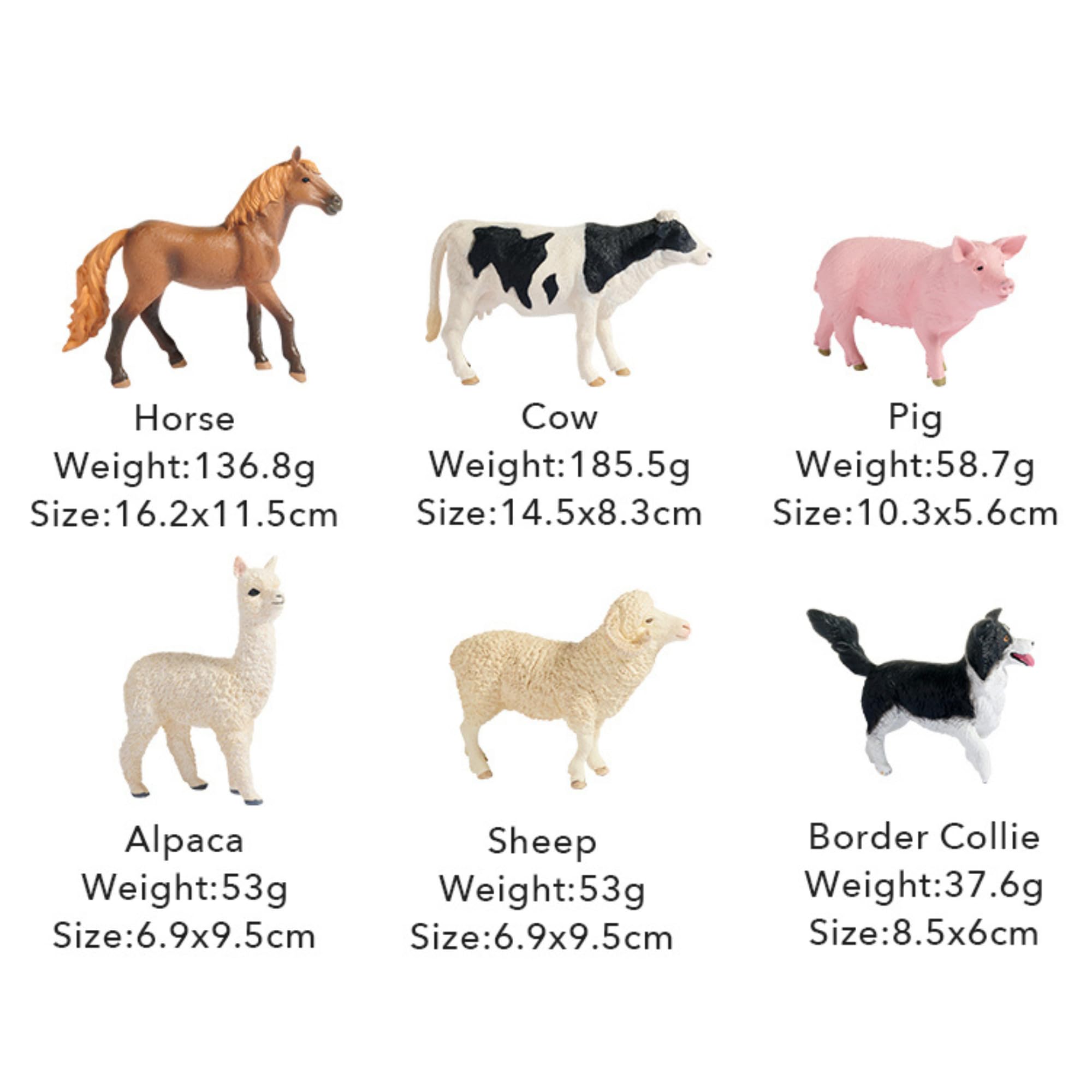 Mideer Juego de colección "Animales de la granja", 11 piezas