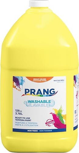 Miniatura 5 de PRANG Pintura de temperatura lavable lista para usar botella de 1 galón naranja 10602