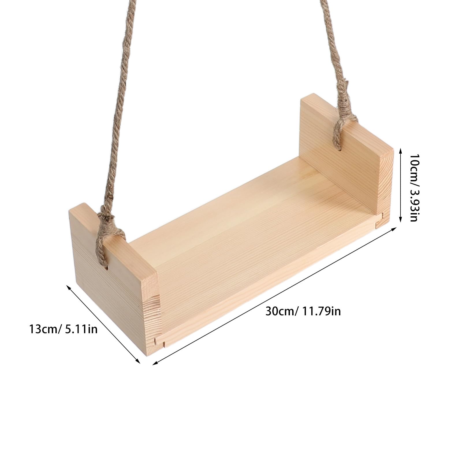 TOYANDONA Rekwizyty do zdjęć na huśtawce - drewniane siedzisko makramowe do sesji zdjęciowych dla niemowląt - niemowlęce dekoracje DIY do pozowania na imprezie, tło do sesji zdjęciowej dla noworodków