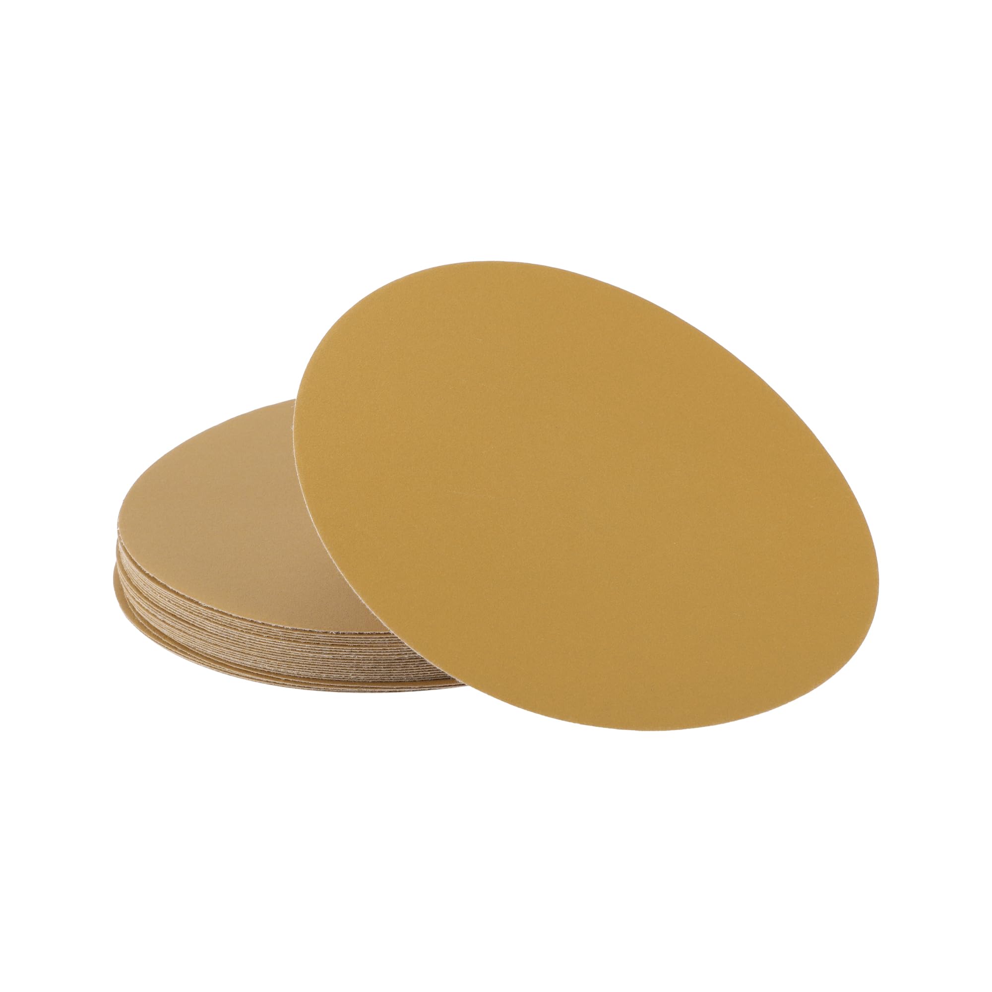 A ABSOPRO Sanding Discs 9 Inch 240 Grit Round Hook and Loop Sandpaper Kraft Paper Yellow 25 Pcs, 225mm/9"