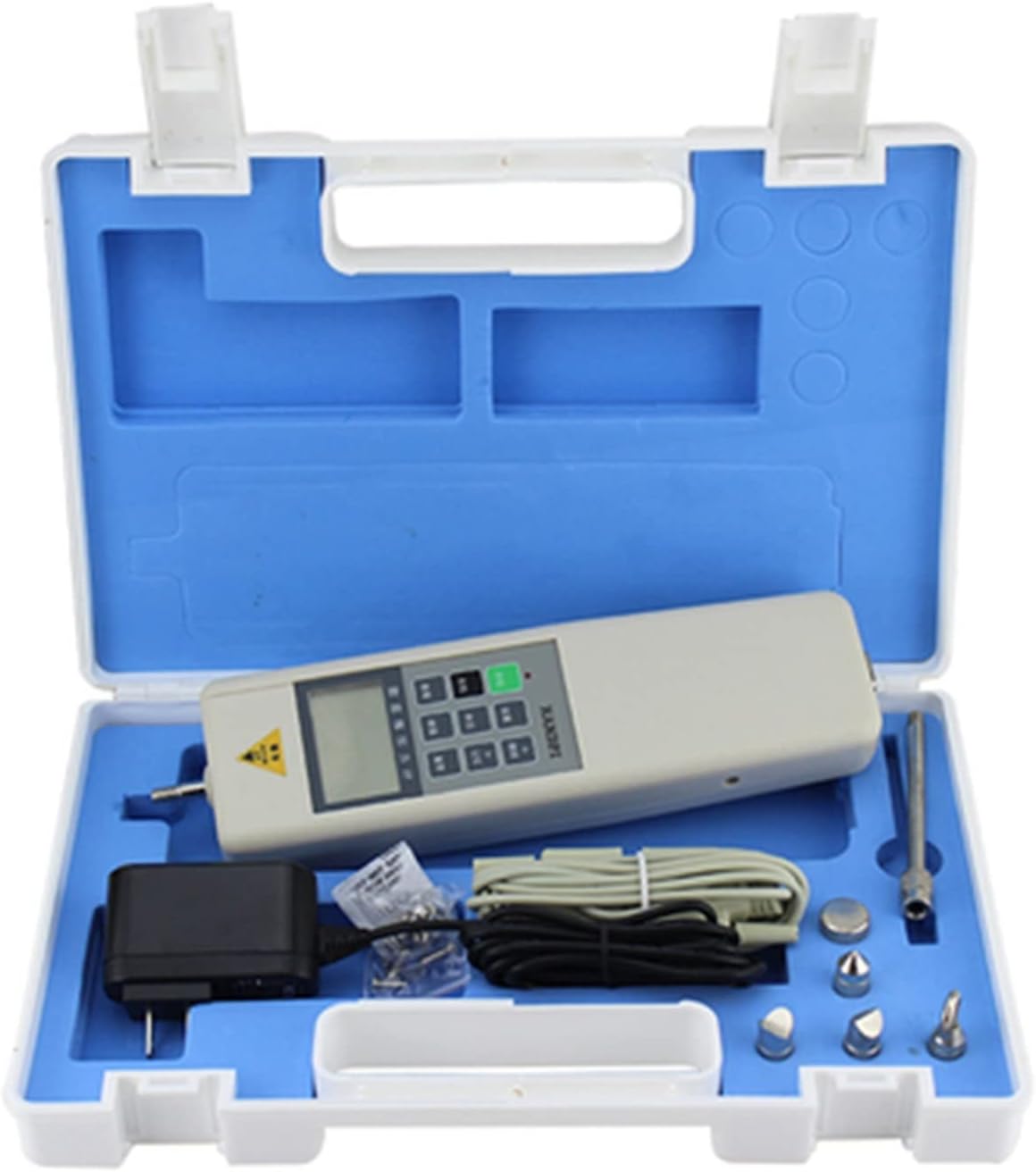 Grip strength trainer Harness Terminal Pull Tester Machine Manual Tensile Testing Machine Horizontal Digital Display Force Gauge Test Bench(Only Ditital 500n)