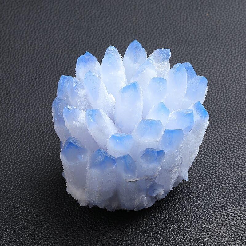 Amas de quartz bleu cristal d'exception de collection 300g - 3
