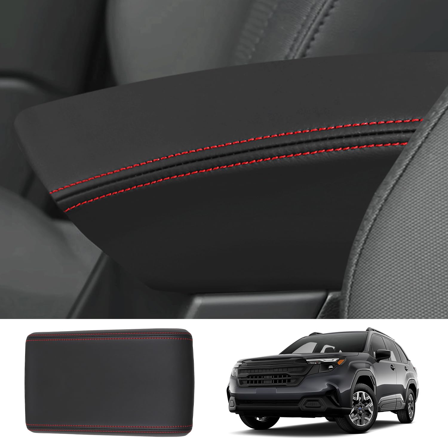 Treesiche for 2025 Forester Center Console Cover Armrest 2025 Forester Base/Premium/Sport/Limited/Touring Arm Rest Cover Forester Interior Accessories