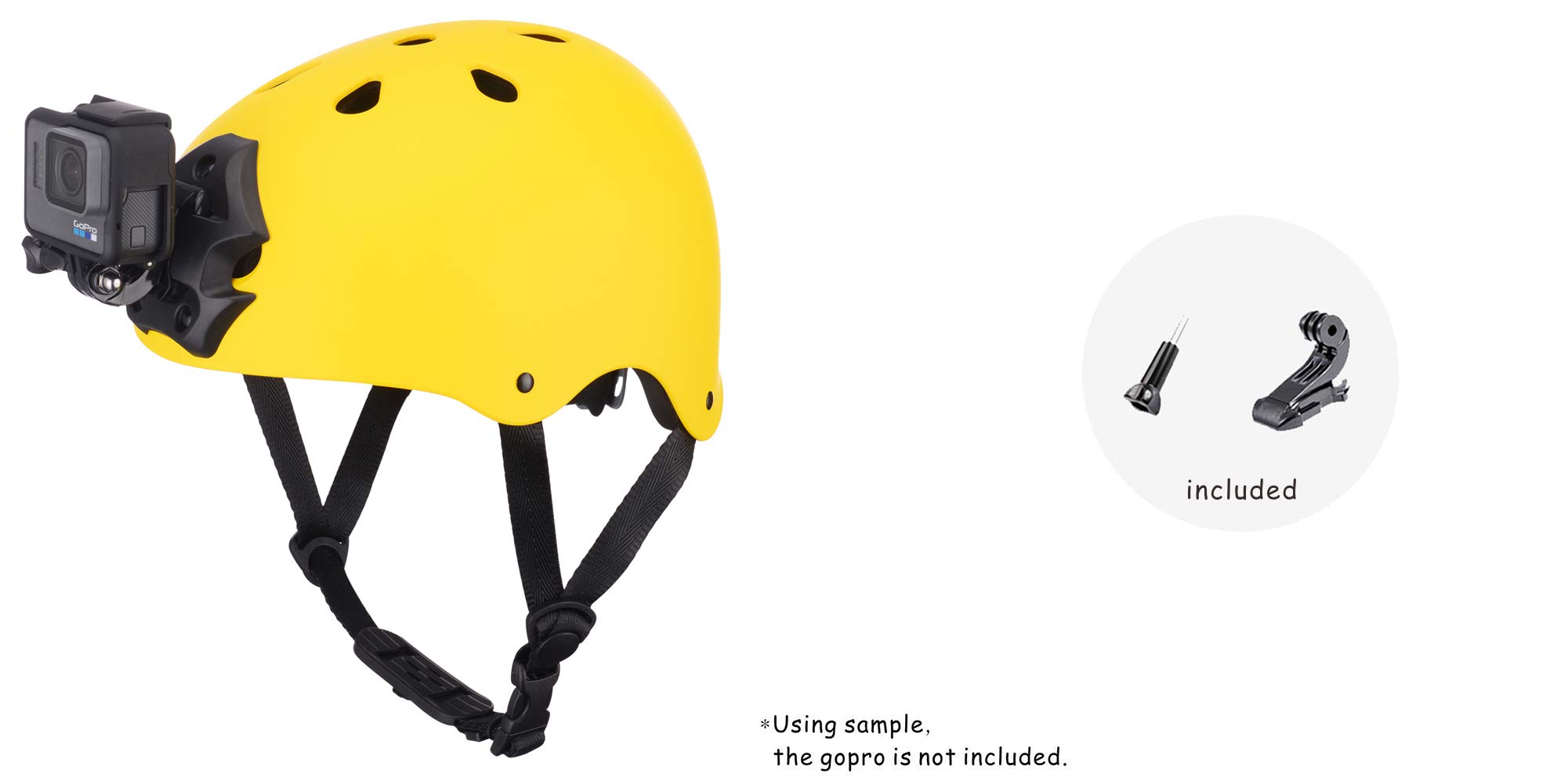 Adult Rafting Kayaking Watersports Helmet with Camera Clamp Mount Plate