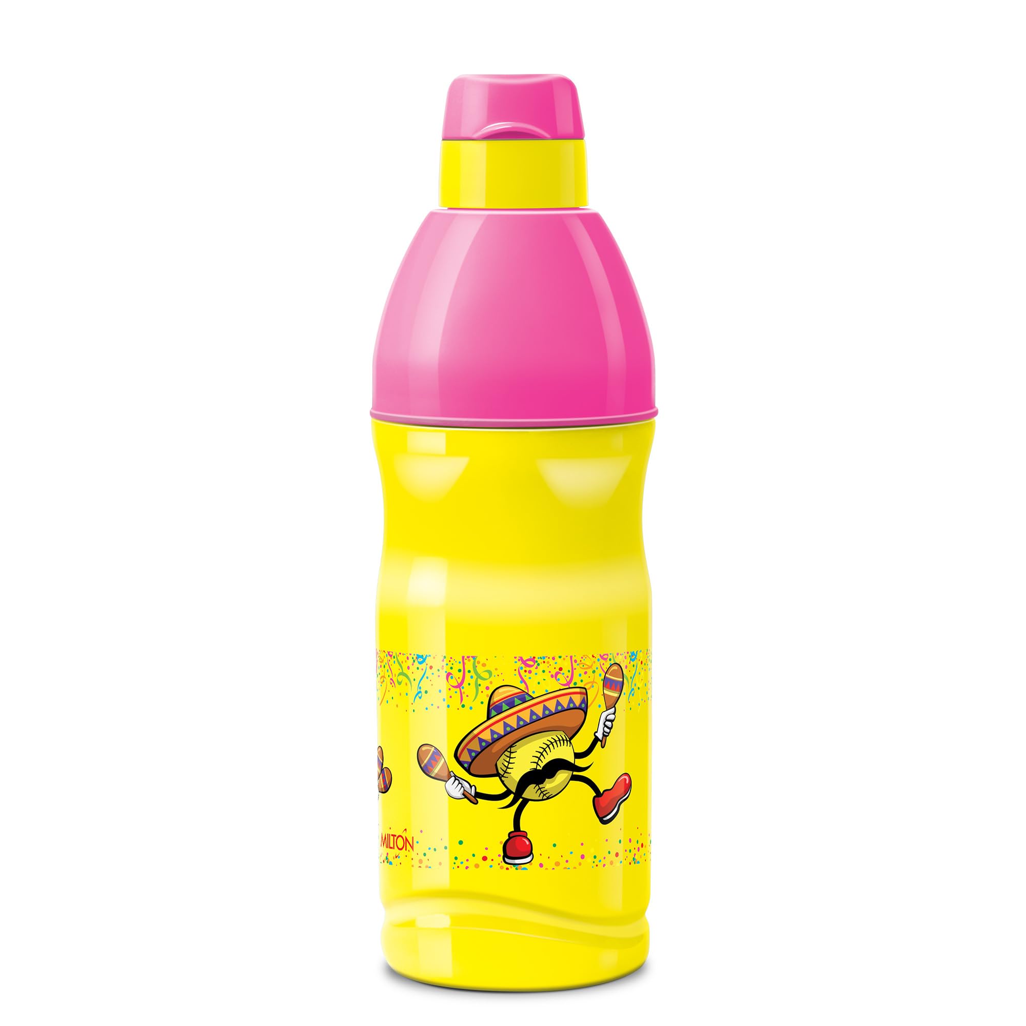 Milton Kool Buddy 600 Plastic Insulated Water Bottle with Straw for Kids, 500 ml, Yellow | School | Picnic | Sipper | Leak Proof | BPA Free | Food Grade | Easy to Carry (B0C7LHLR1D) Amazon Price History, Amazon Price Tracker