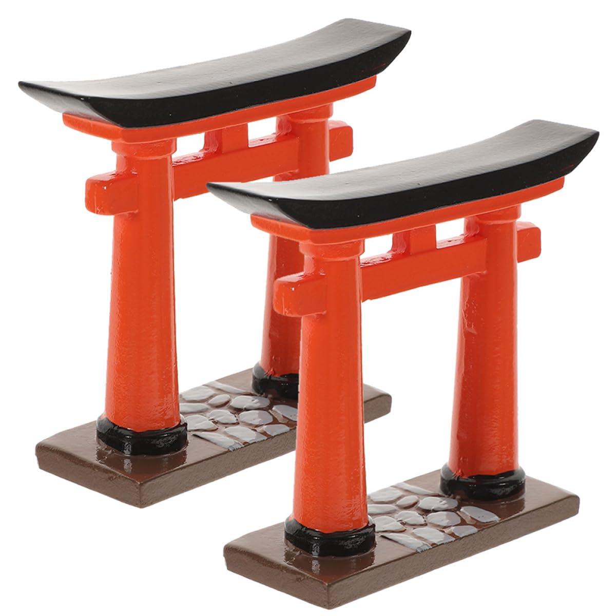 Puerta Torii japonesa miniatura resistente a la intemperie para decorar maquetas y patios