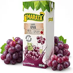 Caixa com 27 Unidades de 200ML Suco Néctar Maratá Uva
