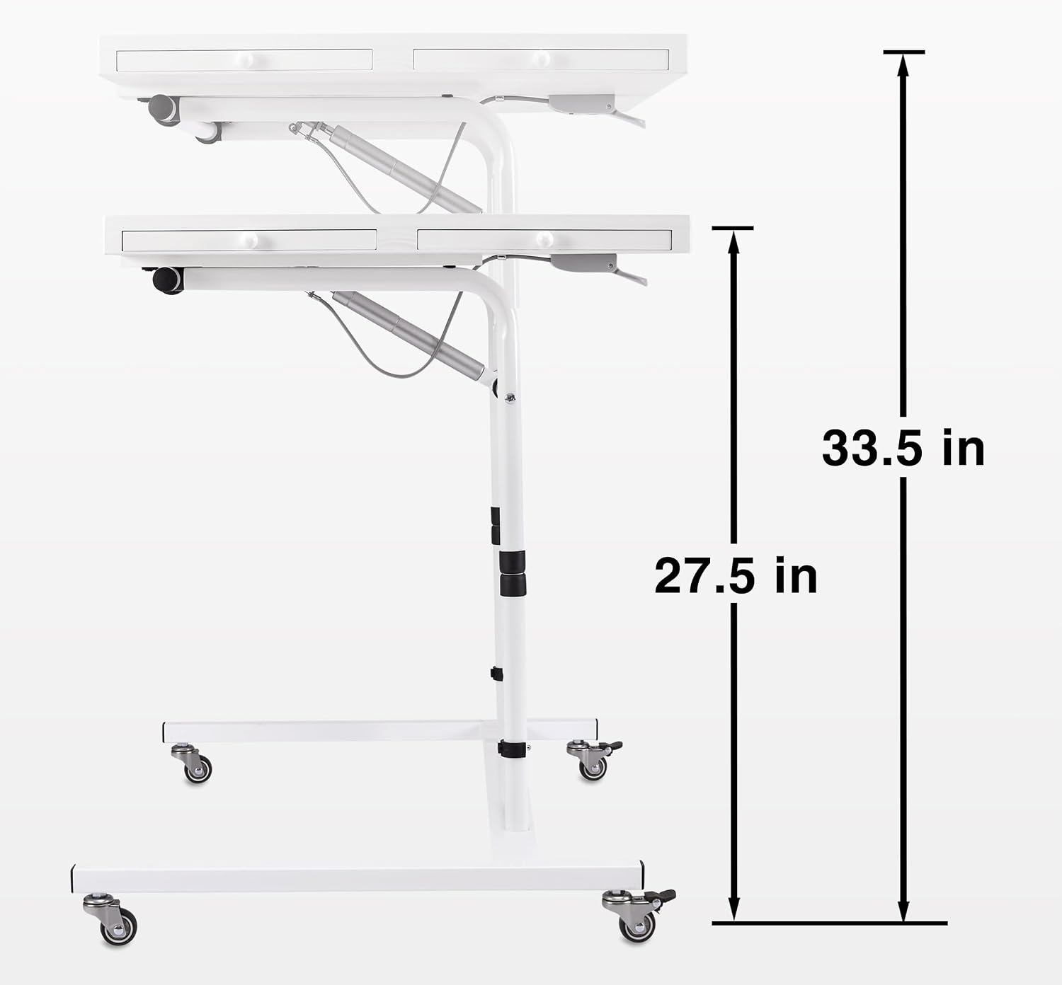 1000 Piece Jigsaw Puzzle Board Table with Drawers and Cover for Adults, Puzzle Board with Adjustable Angle and Height, Movable Puzzle Table with Legs, 30''x22'' Board with Storage