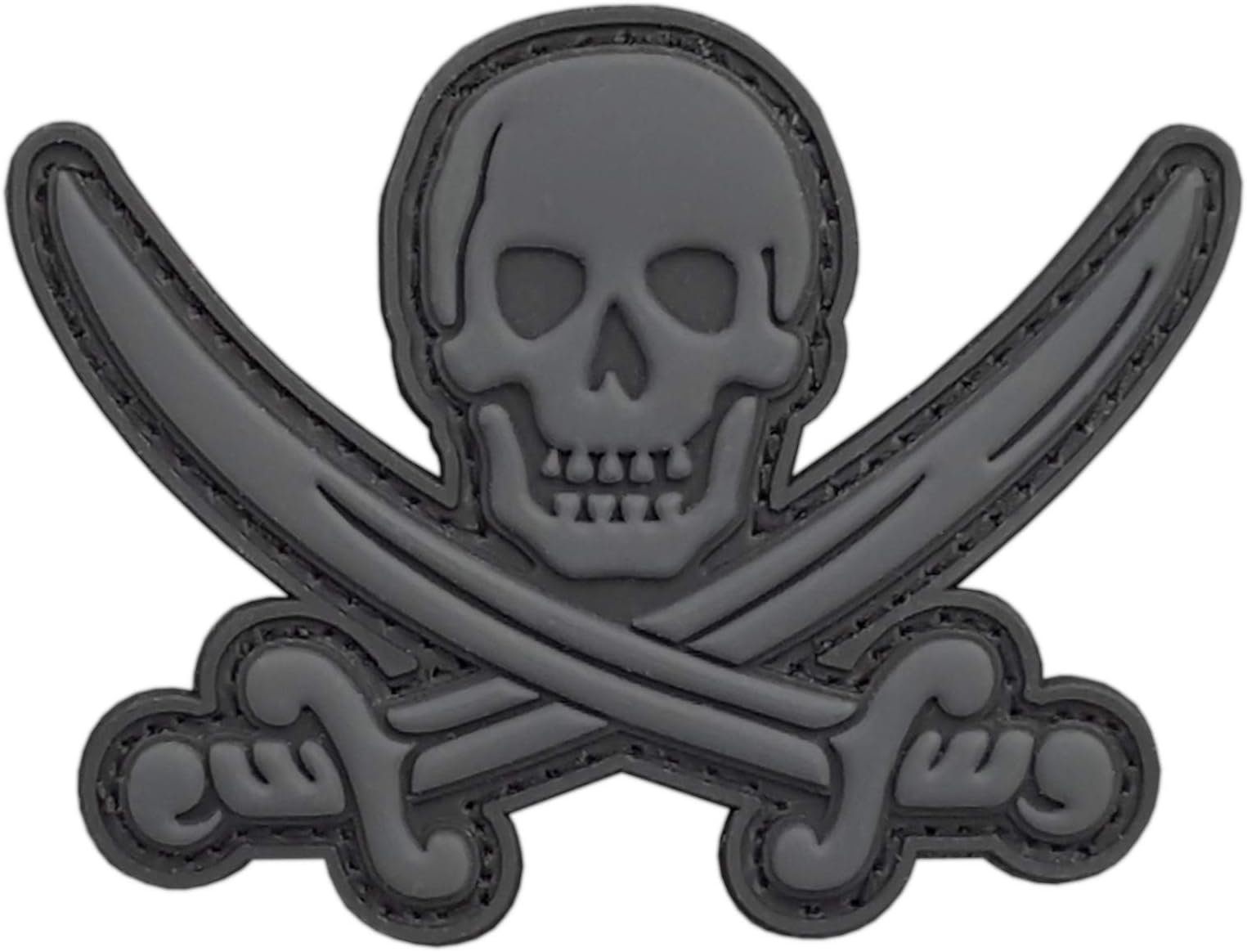 Toppa Con Bandiera Pirata Calico Jack: Applicazione Con Teschio E Ossa Incrociate Verde Oliva - Italia - Foto 5