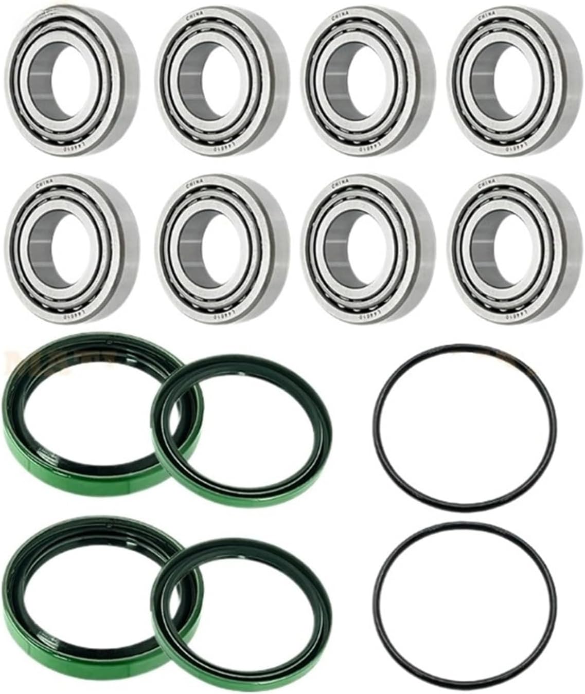 Front Wheel Bearings Seals, Compatible with Scrambler Sportsman Magnum Xplorer Xpedition Big Boss Diesel Worker 500 425 400 335 325 300