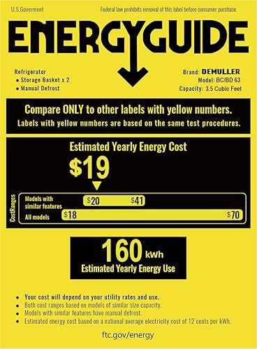 Miniatura 9 de Congelador de pecho de 3.5 pies cúbicos de temperatura ultrabaja máquina de congelación profunda (hasta -12 ) con dos cestas extraíbles,
