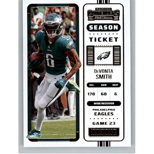 2022 Panini Contenders Season Ticket #78 DeVonta Smith Philadelphia Eagles NFL Football Trading Card