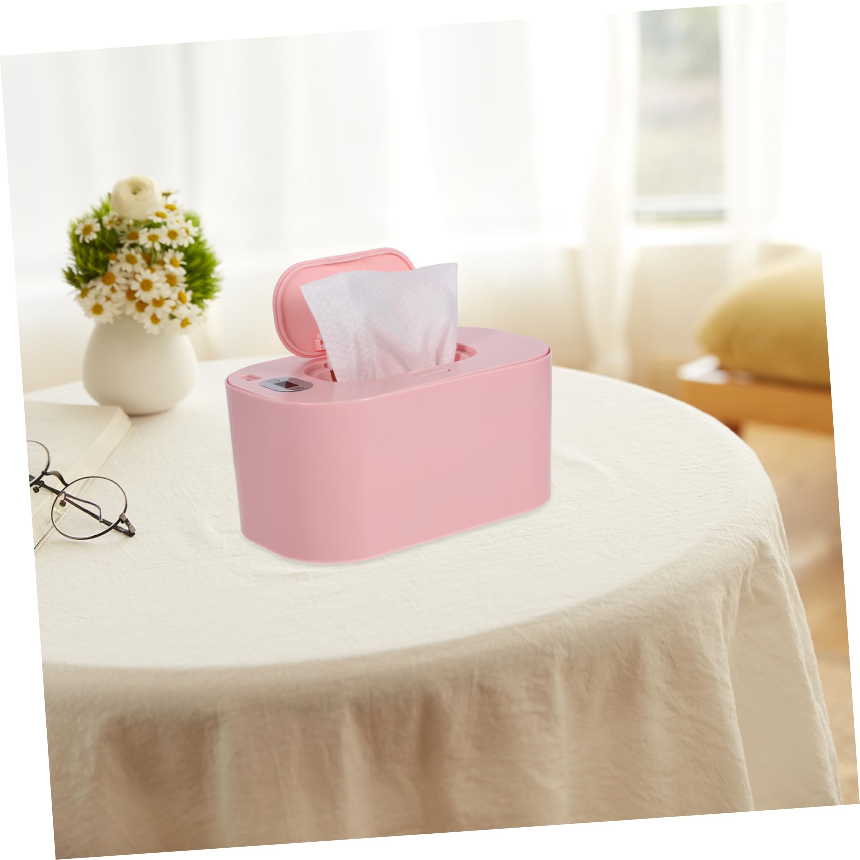 Mobestech Calentador Toallitas Húmedas Niño Caja de Termostato para Toallitas Húmedas, Material ABS y Control de Calor Botón para Uso Doméstico