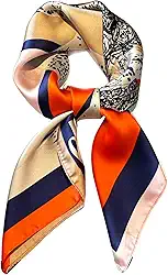 Cachecol para mulheres, bandanas de cabelo para pescoço leve e moderno, lenços de cabeça de cetim de seda, bolsas de dormir