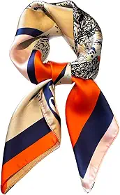 Cachecol para mulheres, bandanas de cabelo para pescoço leve e moderno, lenços de cabeça de cetim de seda, bolsas de dormir