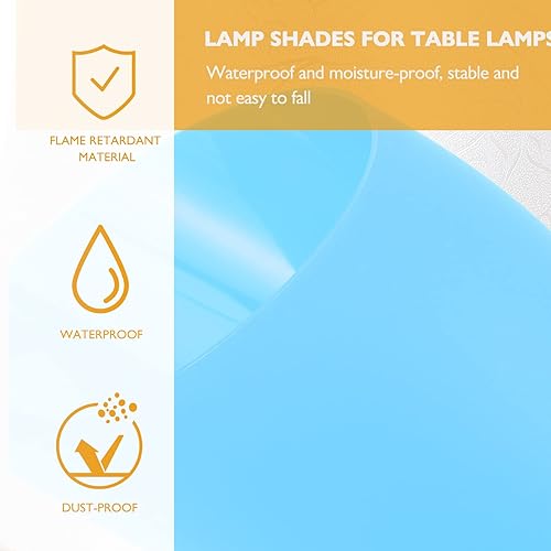 Miniatura 2 de Reemplazo de pantalla de herradura roja de plástico 4 unids pantalla de pie cubierta de luz de dormitorio ventilador de techo globo reemplazo para