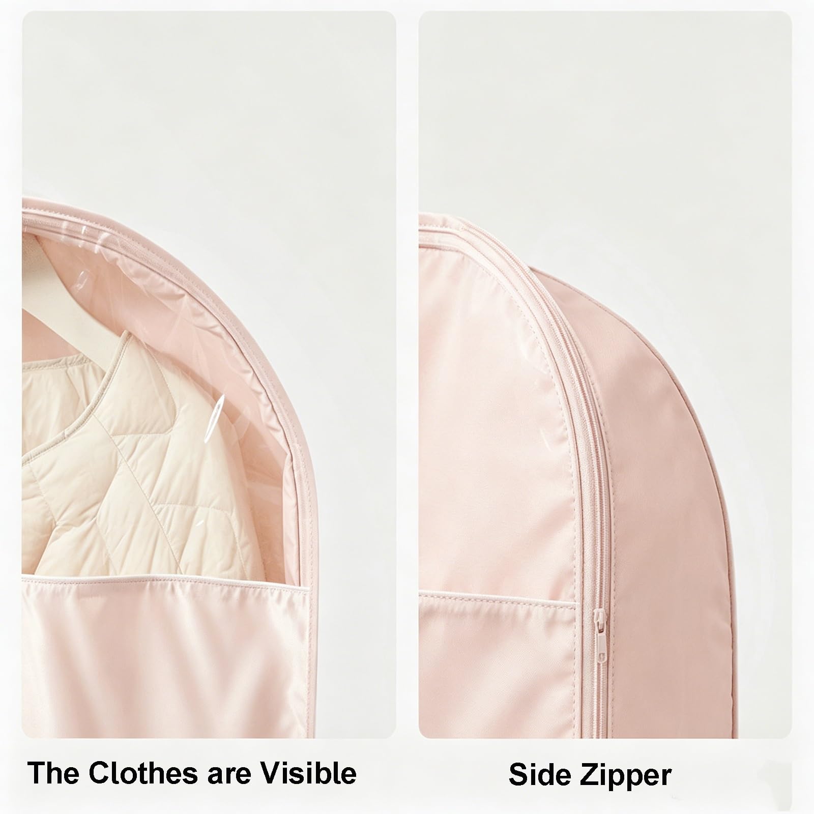 Funda Abrigos Armario, Porta Fatos la Ropa, Fundas Traje, Abrigos, Chaquetas de Seda y de Cuero