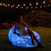 Vista 7 de Sillas inflables iluminadas con LED Air Candy (Silla de juegos iluminada con LED Galaxy)