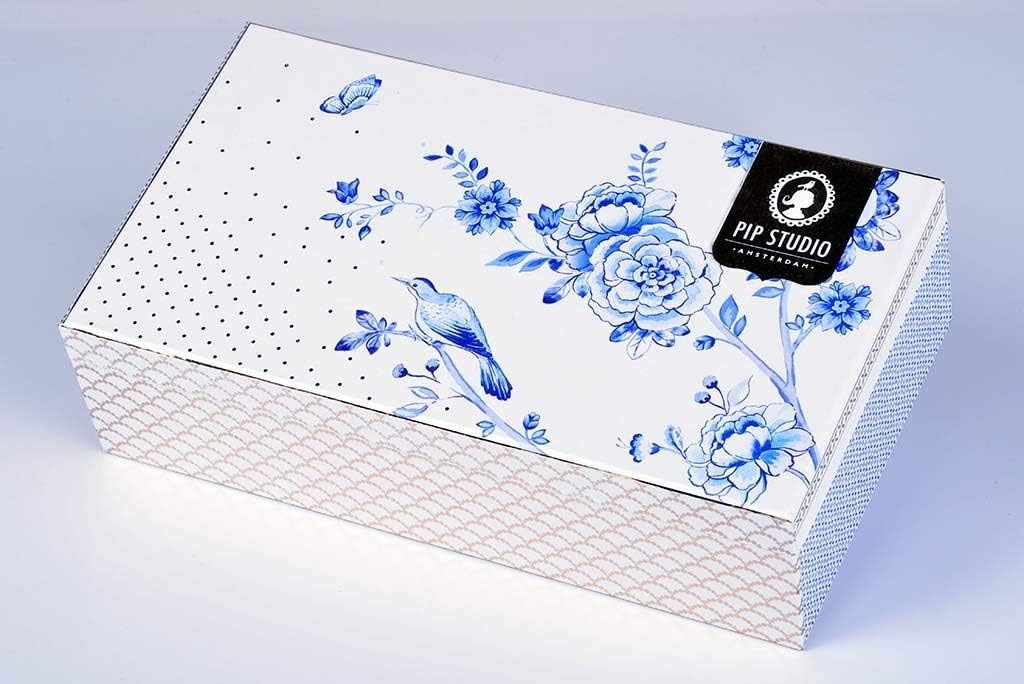 PIP Studio Royal White Blue Set 2 Teetassen und Untertassen