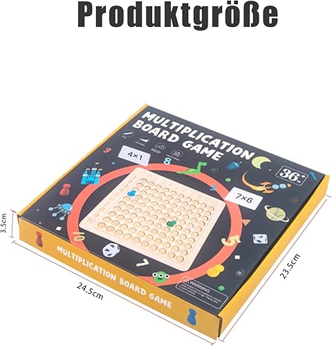 Miniatura 7 de Juego de mesa Montessori de multiplicación y adición 2 en 1, accesorios educativos de matemáticas de madera para la educación temprana, juguetes