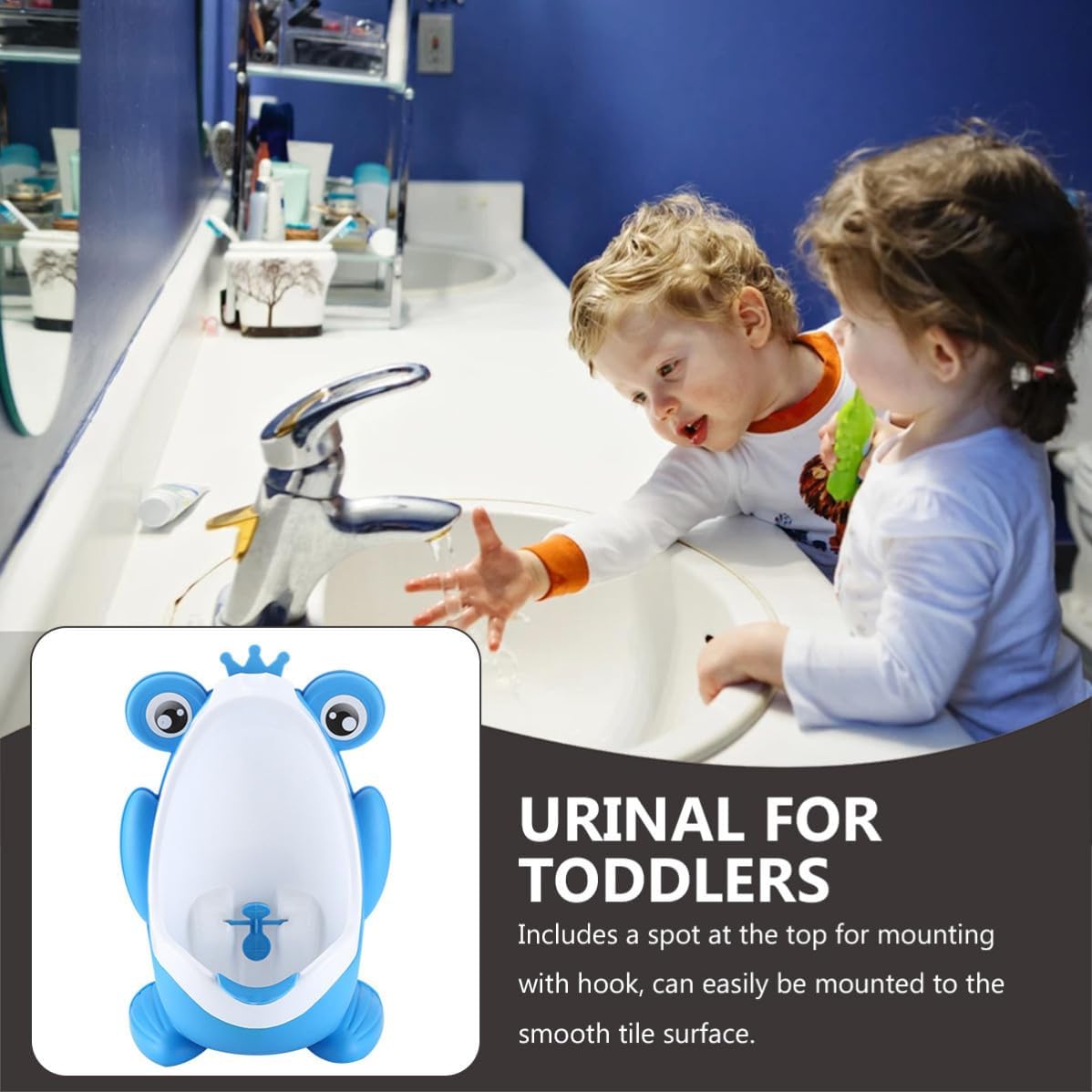Urinal PP Potty Training Toilet for Boys, Adjustable Height