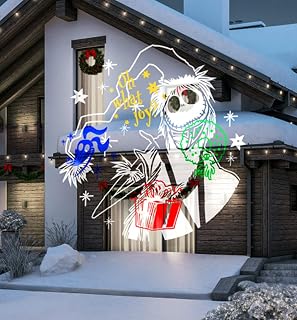 Gemmy Nightmare Before Christmas Jack Skellington Lightshow Projector Christmas Indoor/Outdoor Decoration