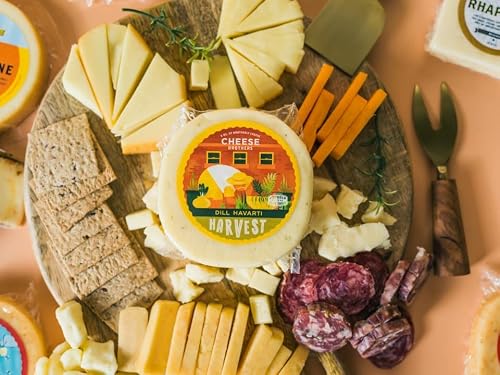 Cheese Bros Wisconsin Cheese Sampler | 4 PACK | 6 OZ | Featuring Dill Havarti, Smoked Gouda, Italian Fratello and Honey Sriracha Gouda…