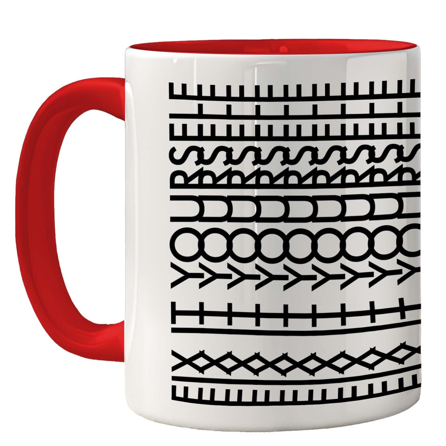 Funny Mug for Men Women - Fix It Yourself - Rude Sarcastic Slogan Gifts for Work Colleagues, Crude Fun Novelty Joke Gag Gift Humour Birthday Friends, 11oz Red Ceramic Premium Mugs Cup