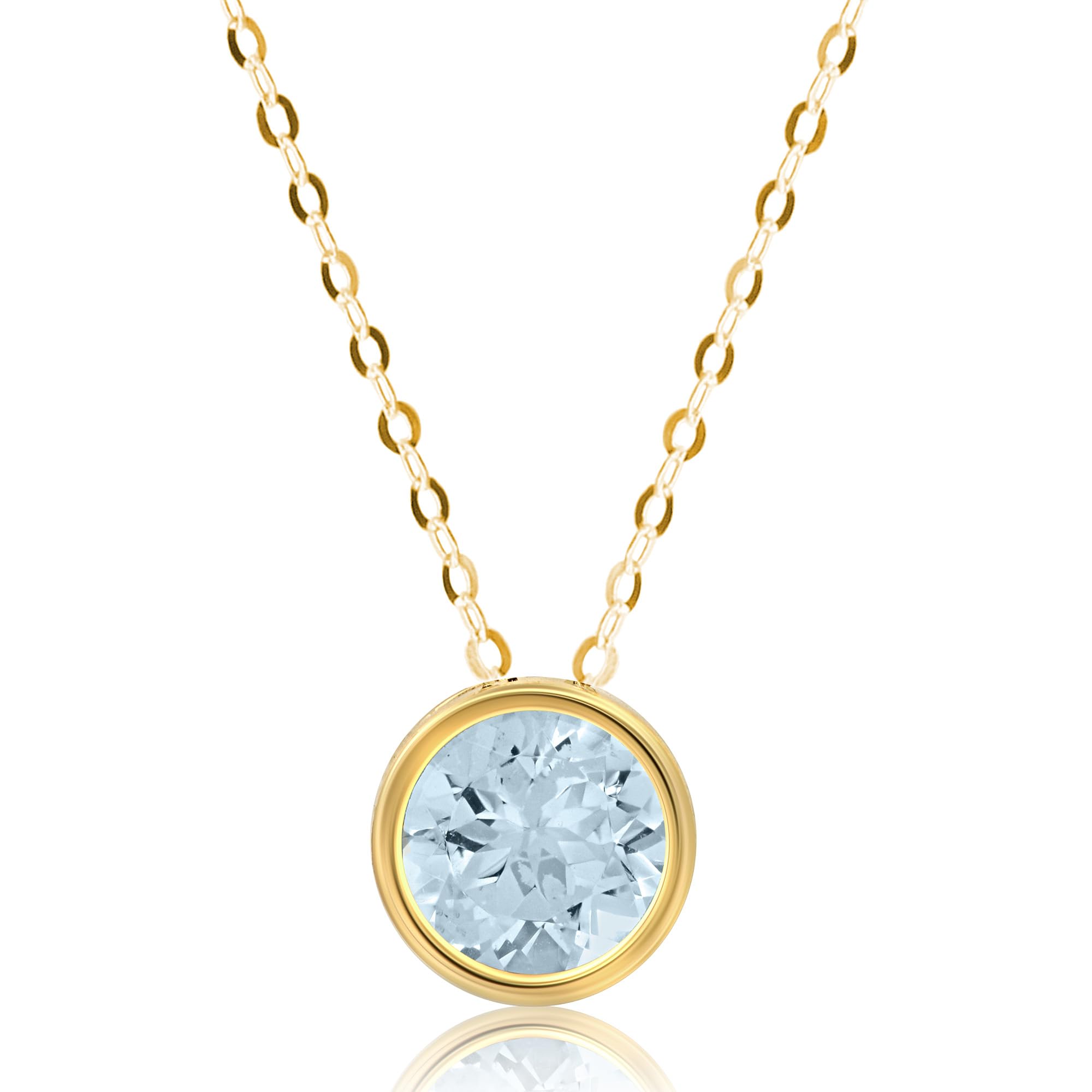 MAX + STONE 14K Gold Gemstone Pendant