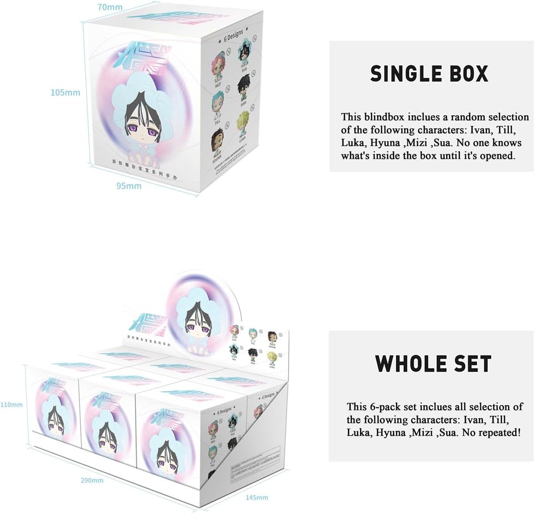 YJacuing Anime Alien Stage Baby Series Mystery Blind Box Figures, Officially Licensed Collectible Statues (Single Box, Contains One Random Character) - Image 3