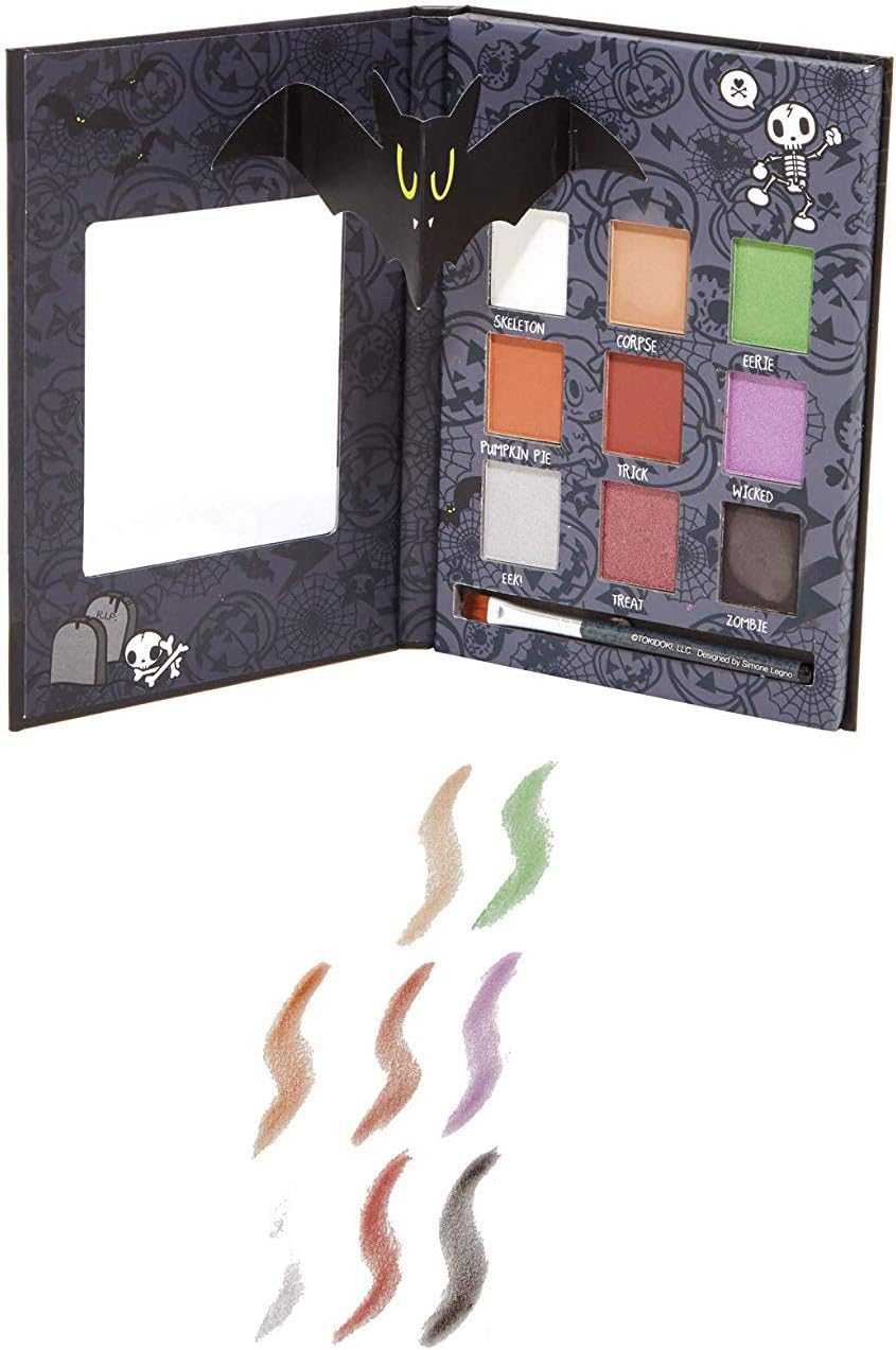 Pop Culture Referenced Eye Shadow Palette Makeup Kits (Tokidoki Spooky)