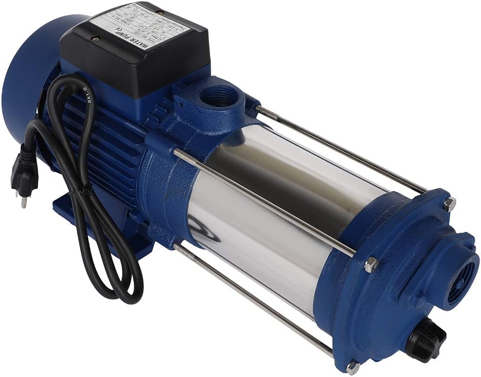 OCPTY 95L/min Sewage Submersible Water Pump 1.5 hp 50 m Sump Pump Shallow Well Jet Pump