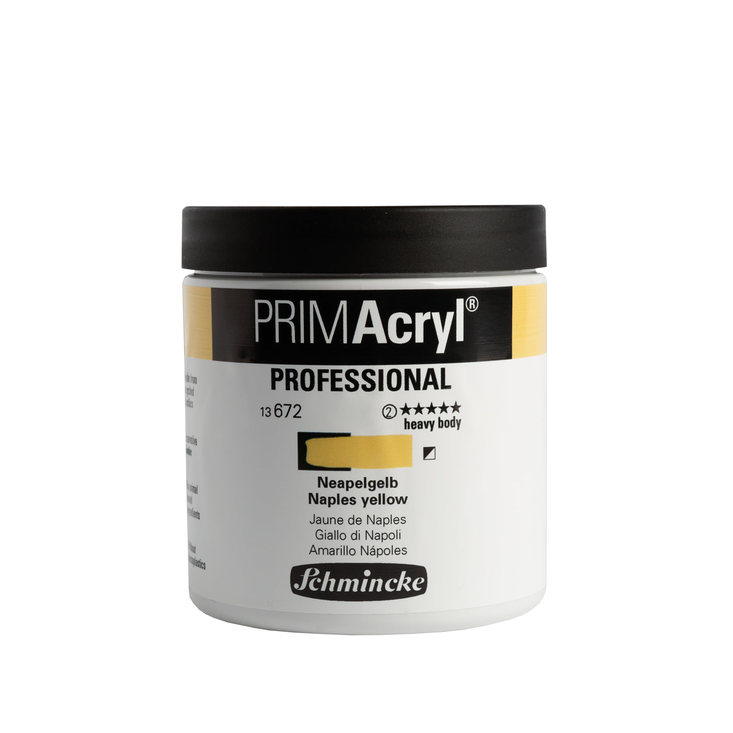Peinture acrylique Schmincke PRIMAcryl jaune Naples 237ml pour artistes