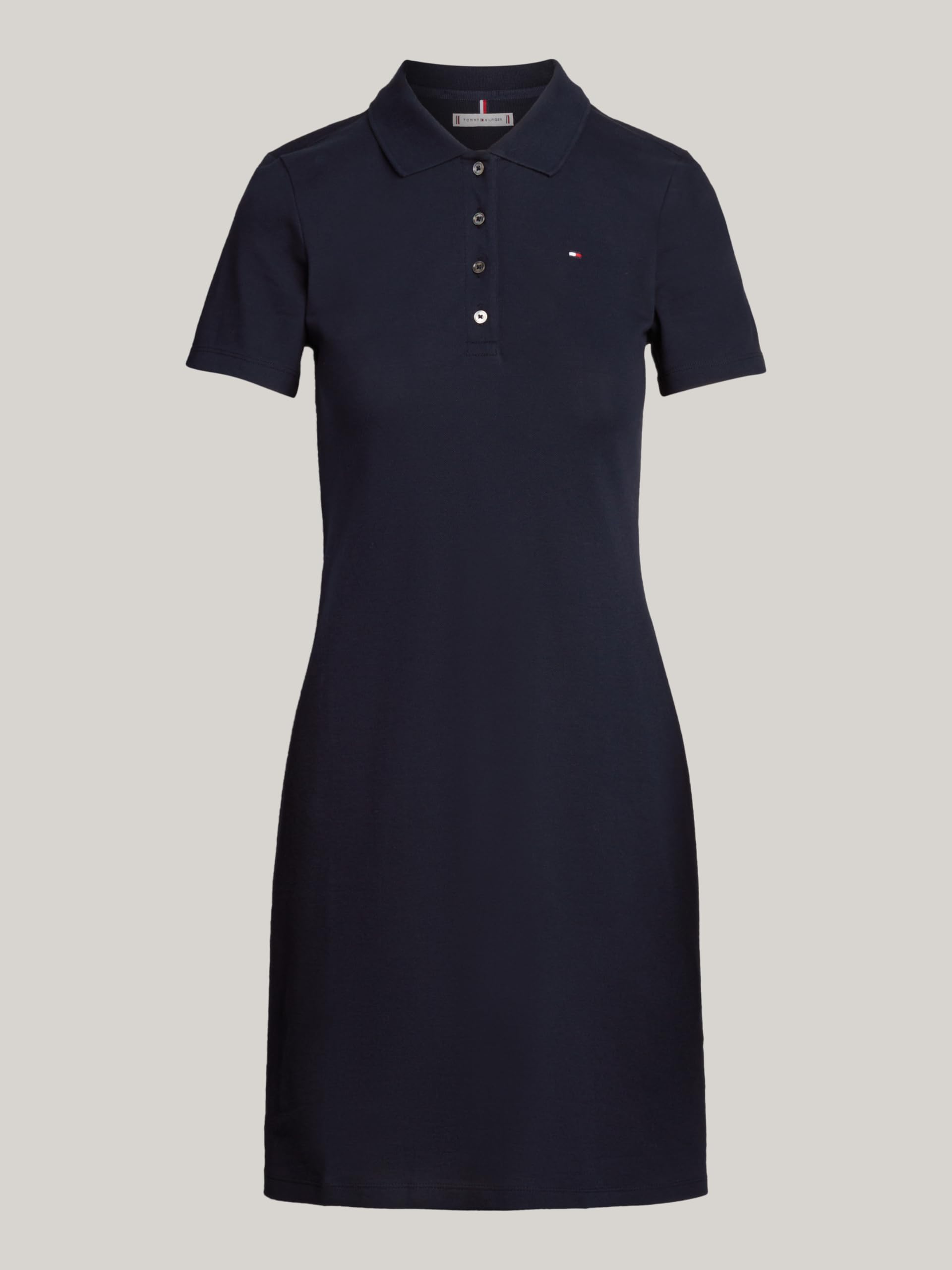 Tommy Hilfiger Donna Abito a Polo 1985 Pique Slim Fit