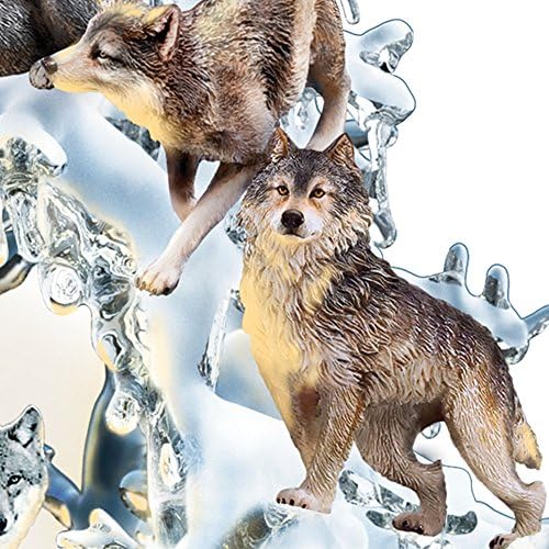 The Bradford Exchange Al Agnew The Legend Of The White Wolf Illuminated Tree Sculptured Figurine