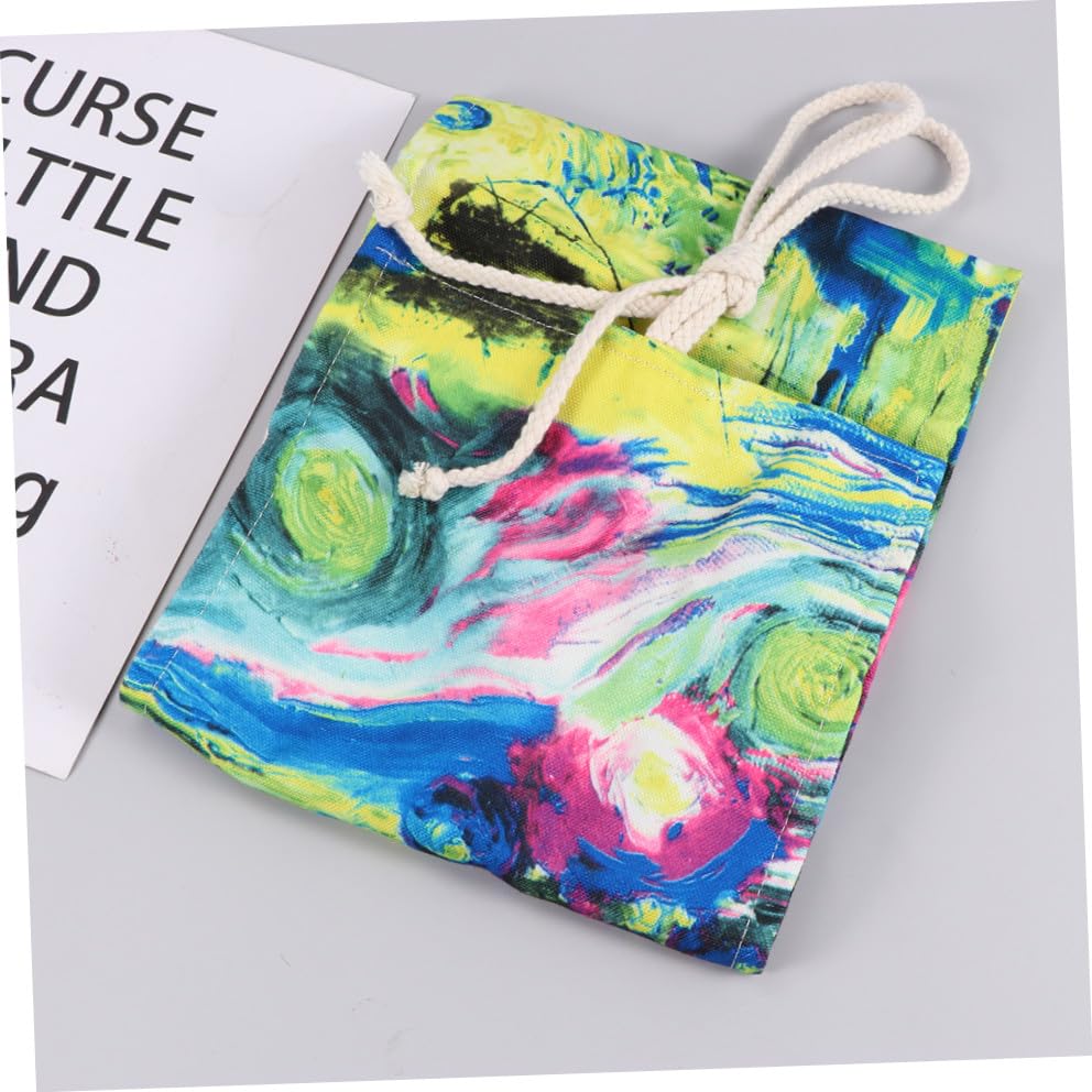Trousse à crayons en toile Uonlytech grand format avec compartiments pour feutres et stylos - 8