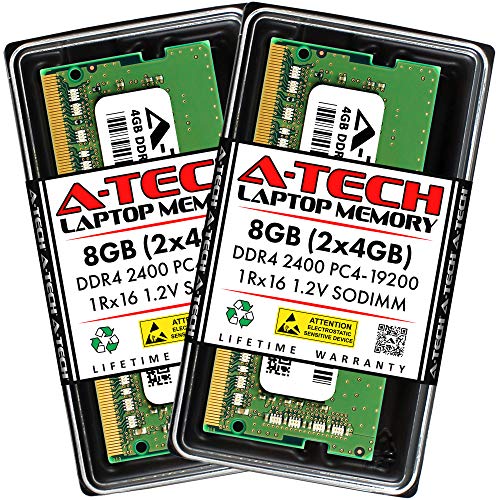 Mémoire vive pour ordinateur portable 8 Go DDR4 2400 MHz SODIMM PC4-19200 260 broches CL17