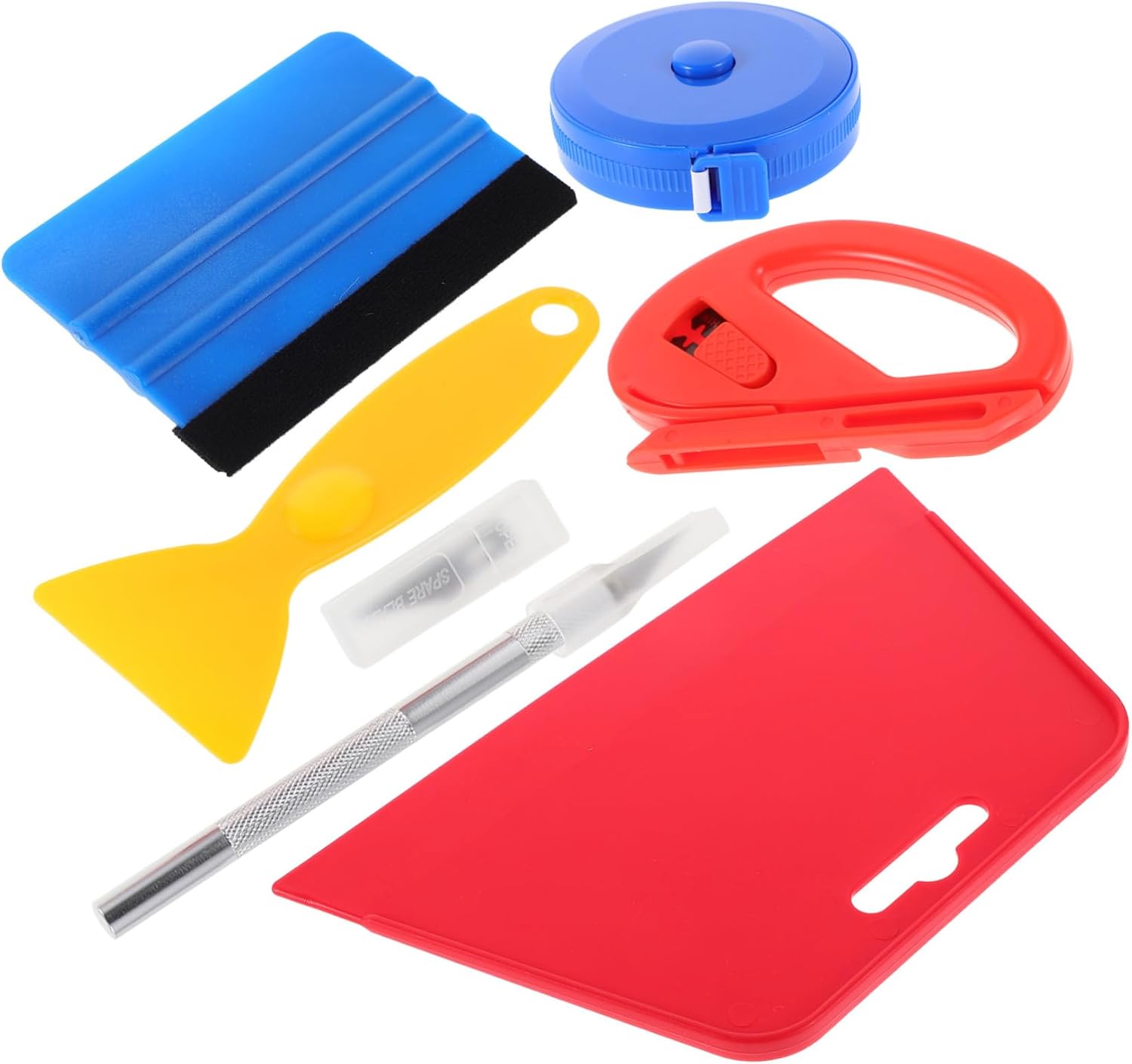 Zerodeko Complete Auto Film Squeegee Tool Kit Window Tint Application Tools Car Tinting Kit Scratch Application Precision Cutting